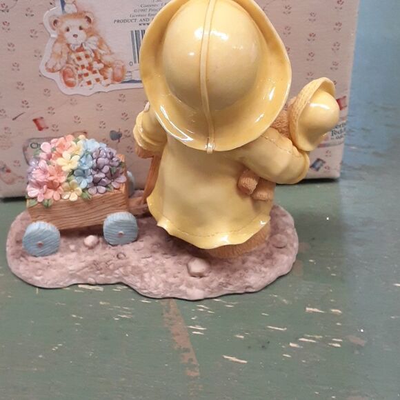 Cherished Teddies 1997 Joyce Plant A Rainbow And Watch It Grow SPRING w/ Box I8 - Picture 3 of 11